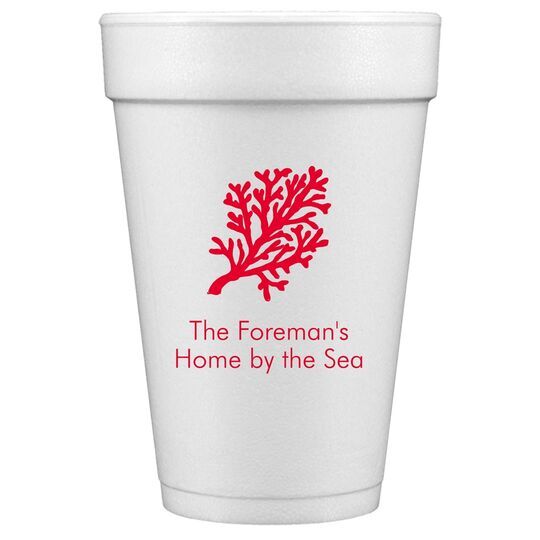 Coral Reef Styrofoam Cups