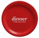 Big Word Dinner Paper Plates Image 3 of 3