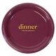 Big Word Dinner Plastic Plates Image 1 of 3
