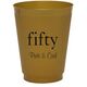 Big Number Fifty Colored Shatterproof Cups Image 1 of 2