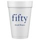 Big Number Fifty Styrofoam Cups Image 2 of 2