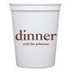 Big Word Dinner Stadium Cups Image 3 of 3