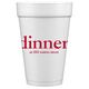 Big Word Dinner Styrofoam Cups Image 2 of 3