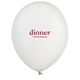 Big Word Dinner Latex Balloons Image 1 of 3