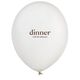 Big Word Dinner Latex Balloons Image 3 of 3