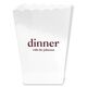 Big Word Dinner Mini Popcorn Boxes Image 1 of 3