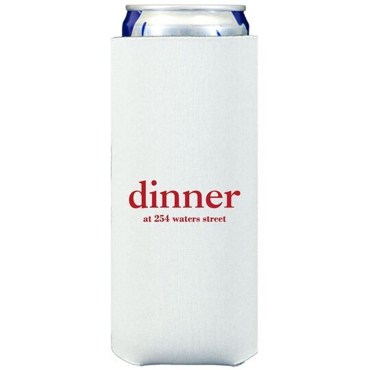 Big Word Dinner Collapsible Slim Huggers
