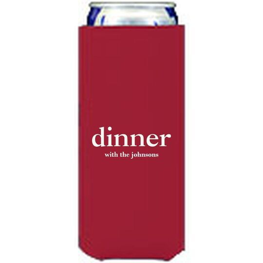 Big Word Dinner Collapsible Slim Huggers