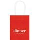Big Word Dinner Mini Twisted Handled Bags Image 3 of 3