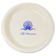 Graceful Seashell Plastic Plates Image 1 of 4
