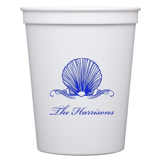 Graceful Seashell Stadium Cups