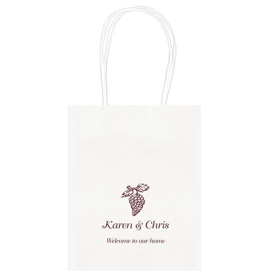 Vineyard Grapes Mini Twisted Handled Bags