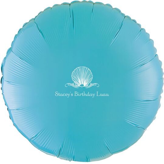 Graceful Seashell Mylar Balloons