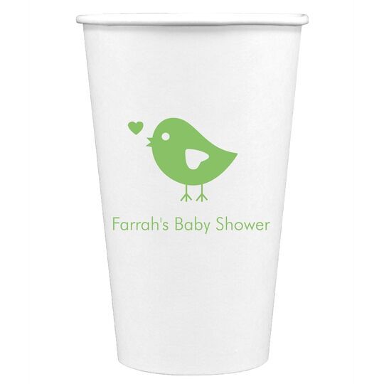 Baby Bird Paper Coffee Cups