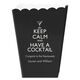 Keep Calm and Have a Cocktail Mini Popcorn Boxes Image 2 of 4