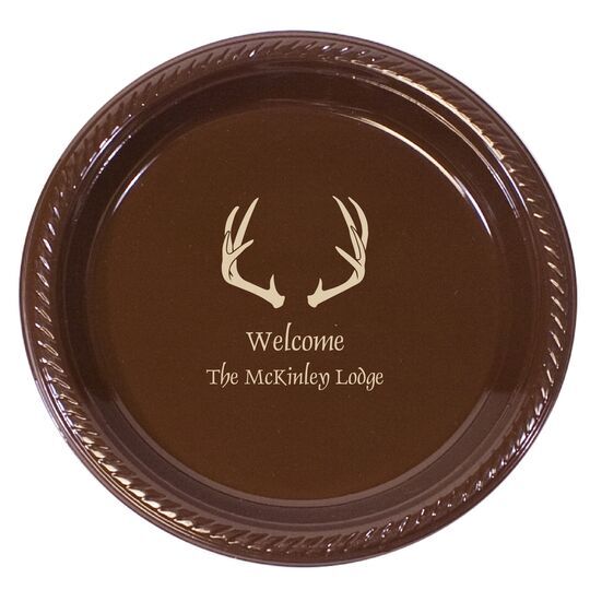 Antlers Plastic Plates