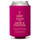 Keep Calm and Have a Cocktail Collapsible Huggers Image 1 of 4