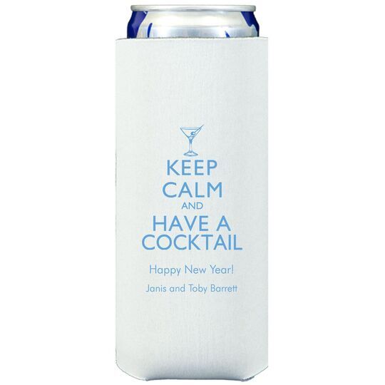 Keep Calm and Have a Cocktail Collapsible Slim Huggers