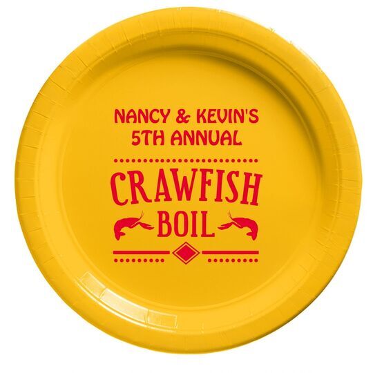 Crawfish Boil Paper Plates