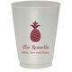 Hawaiian Pineapple Colored Shatterproof Cups Image 2 of 3