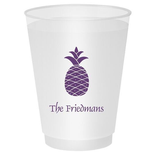 Hawaiian Pineapple Shatterproof Cups