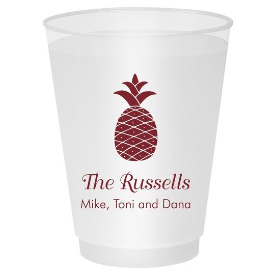 Hawaiian Pineapple Shatterproof Cups