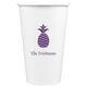 Hawaiian Pineapple Paper Coffee Cups Image 2 of 3
