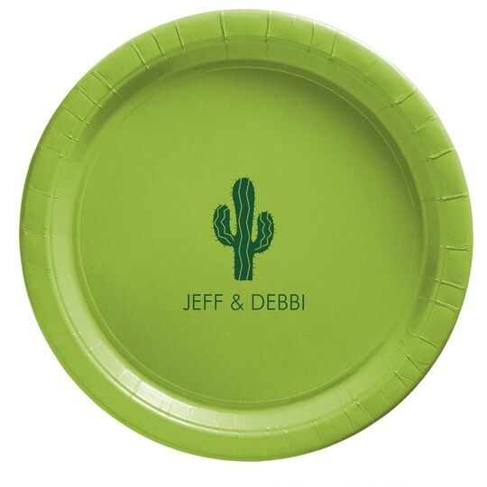 Desert Cactus Paper Plates