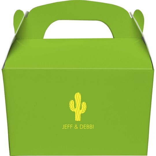Desert Cactus Gable Favor Boxes