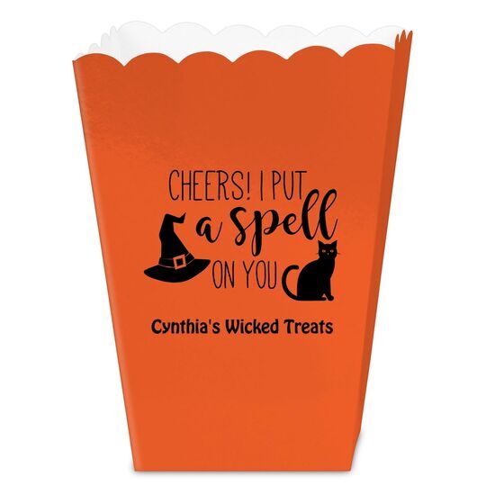 Spell On You Halloween Mini Popcorn Boxes