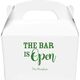 The Bar is Open Gable Favor Boxes Image 4 of 5