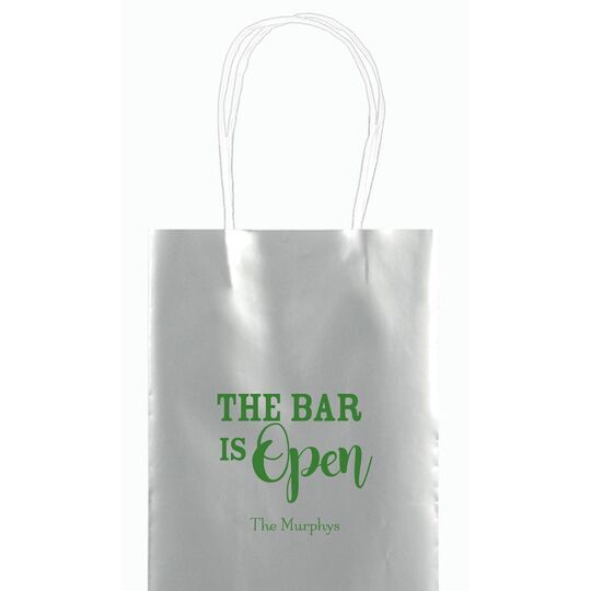 The Bar is Open Mini Twisted Handled Bags