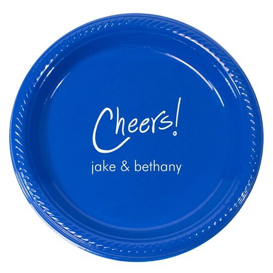 Fun Cheers Plastic Plates