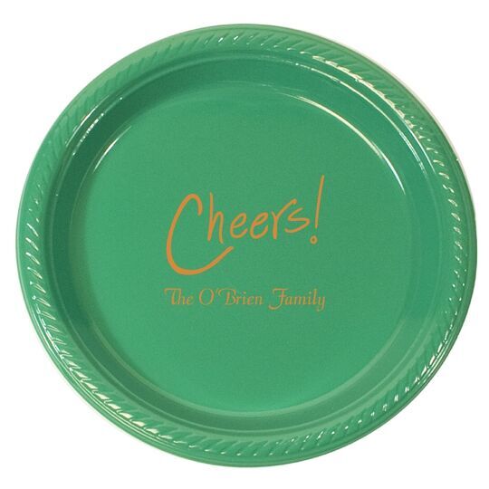 Fun Cheers Plastic Plates