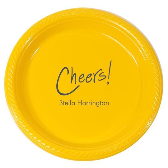 Fun Cheers Plastic Plates