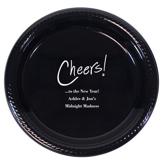 Fun Cheers Plastic Plates