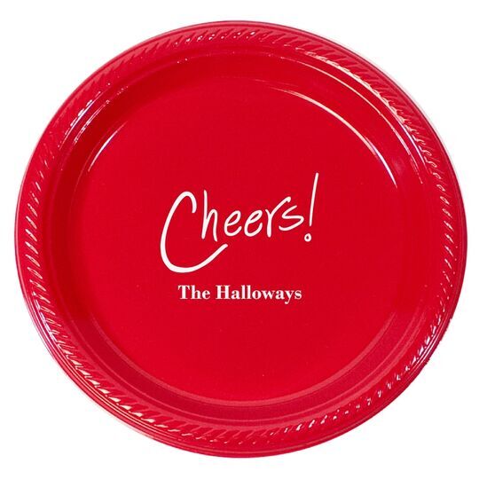 Fun Cheers Plastic Plates