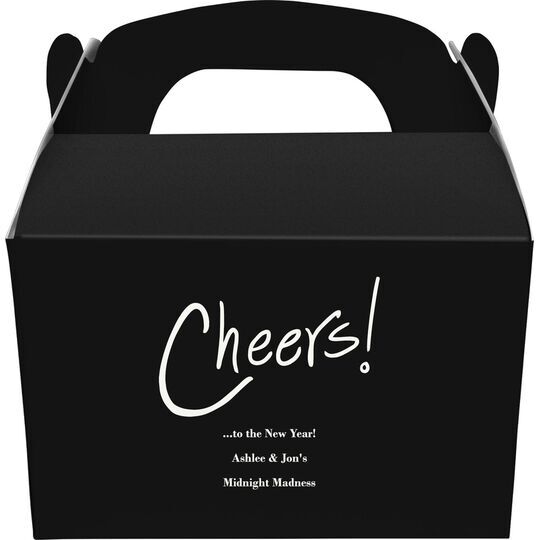 Fun Cheers Gable Favor Boxes