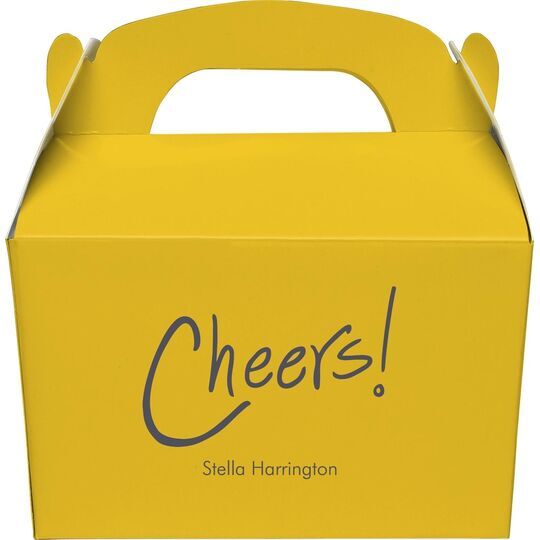 Fun Cheers Gable Favor Boxes