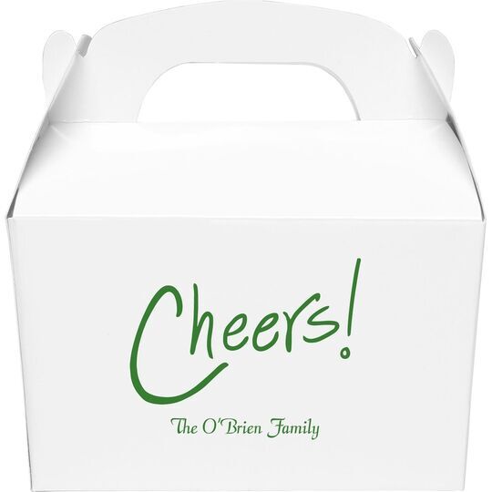 Fun Cheers Gable Favor Boxes