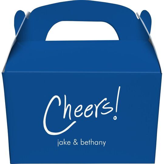 Fun Cheers Gable Favor Boxes