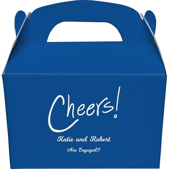 Fun Cheers Gable Favor Boxes