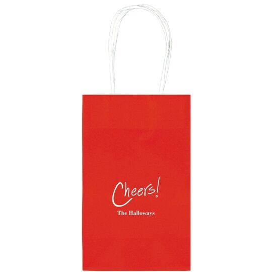 Fun Cheers Medium Twisted Handled Bags
