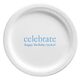 Big Word Celebrate Paper Plates Image 3 of 5