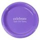Big Word Celebrate Plastic Plates Image 4 of 5