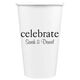 Big Word Celebrate Paper Coffee Cups Image 1 of 5