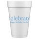 Big Word Celebrate Styrofoam Cups Image 5 of 5