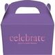 Big Word Celebrate Gable Favor Boxes Image 3 of 5