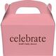 Big Word Celebrate Gable Favor Boxes Image 4 of 5
