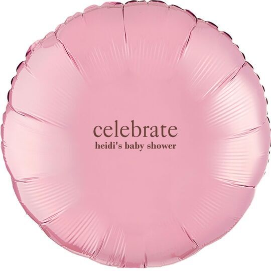 Big Word Celebrate Mylar Balloons